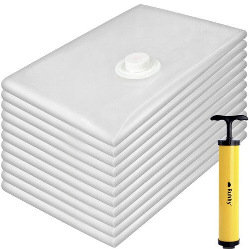 Vaakumkotid 10 tk komplektis + pump (50x70 cm)